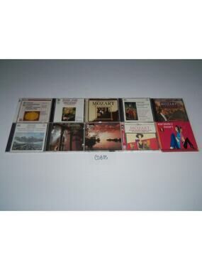 Mozart 10 CD Lot Piano Concertos Organ Orchestra -0518CD805